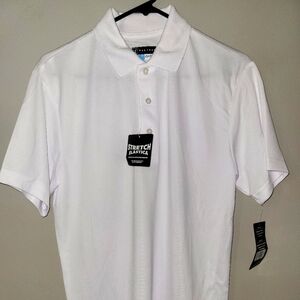 PGA tour white polo shirt size sp men